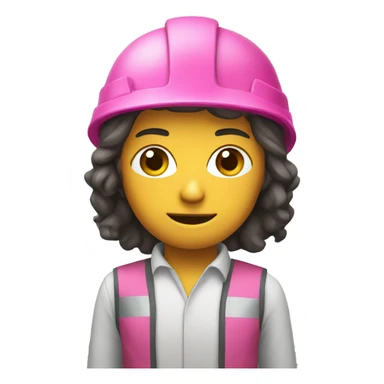 Got engineering with pink helmet  sticker