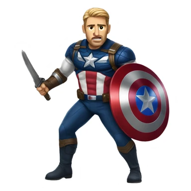 Capitán América  sticker