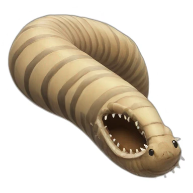 Dune Sandworm sticker
