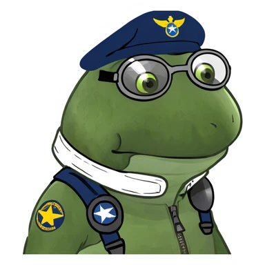 airforce pilot sticker