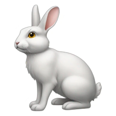 Lapin cretin sticker