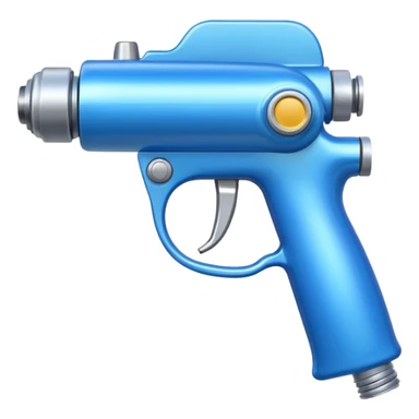 Blue Spray Gun sticker