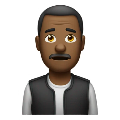 man in trouble  sticker