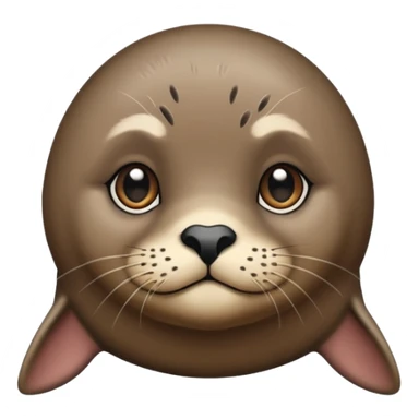 Female seal in love sticker