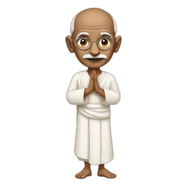 Gandhi sticker