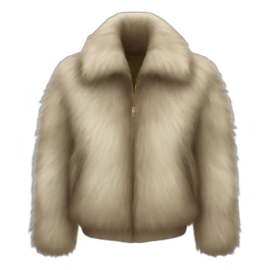 fur jacket sticker