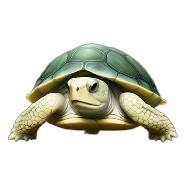 Albinos turtle sticker