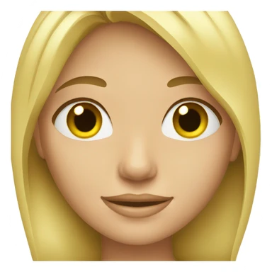 blonde Girl healthy sticker