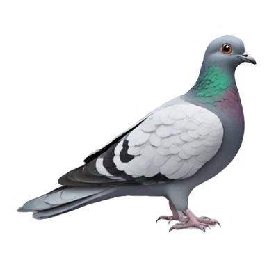 Pigeon message sticker