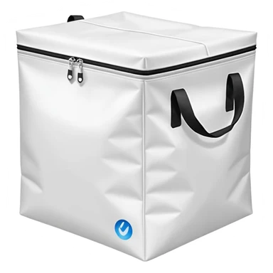 white Thermal Delivery Bags sticker