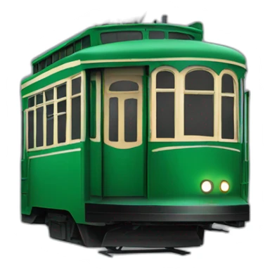 New Orleans Green street car sticker