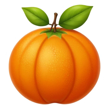 orange fruit sticker