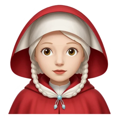 mujer de la portada de  el libro el cuento de la criada sticker