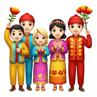 spring festival sticker