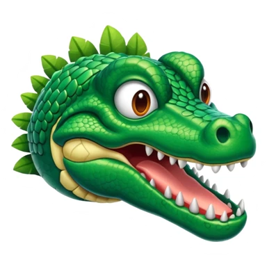 Hazme un avión con cabeza de cocodrilo  sticker