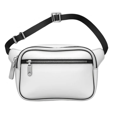 white waist bags sticker