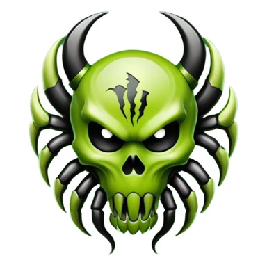 Generate logo of monster energy sticker