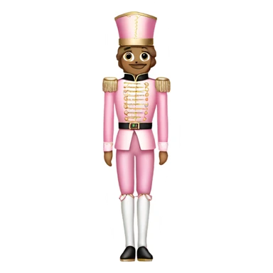 Soft pink nutcracker fullbody sticker