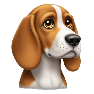 Beagle not listening sticker
