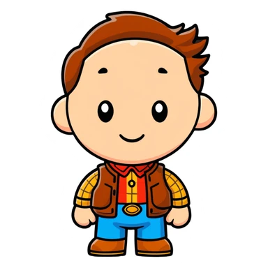 Woody from Toy Story sticker