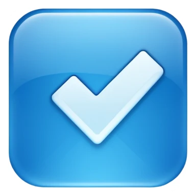  تیک آبی اینستا sticker