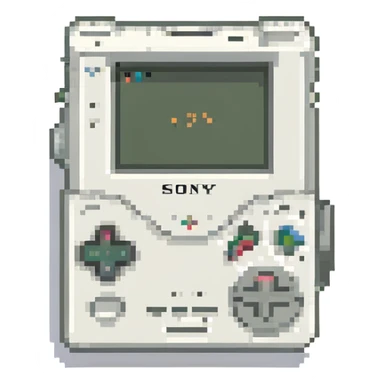 белый плеер Sony, no background sticker