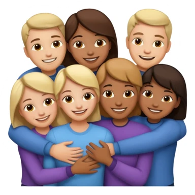 Home of rat, pig, cow, rabbit hugs sticker