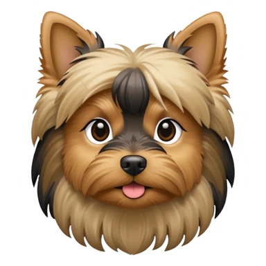 yorkie dog  sticker