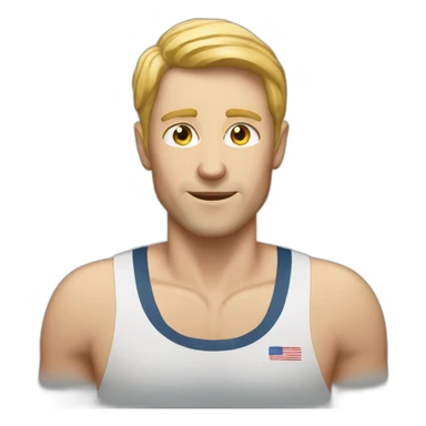 Greg a white man who runs 10km very fast sticker