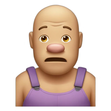 bear-pig-man sticker