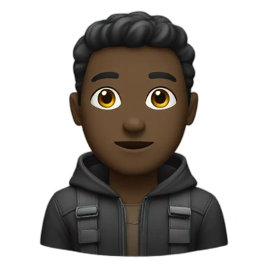 G negra con un guion encima  sticker