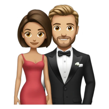 posh and becks sticker