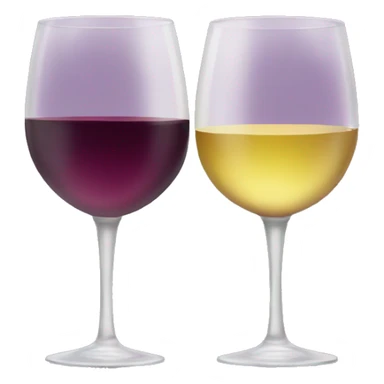wine glasses sticker