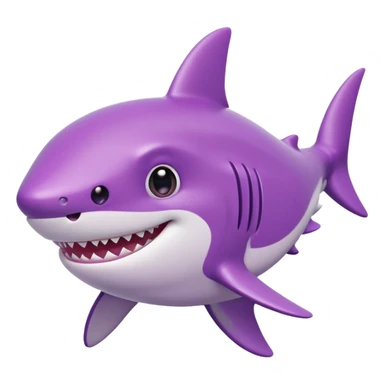 purple Baby Shark sticker