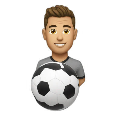 Ronaldo 8 ballons d'ord sticker