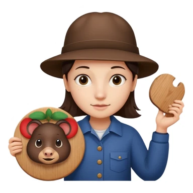 a mole for twitch chanel more realistic and she take a board escribe on GG or  sticker