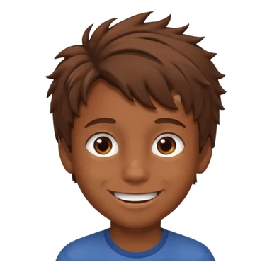 quero um emoji de um menino com pele de sumb sticker