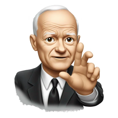 eisenhower photorealistic Gesturing no sticker