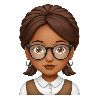 encanto girl wearing glasses sticker
