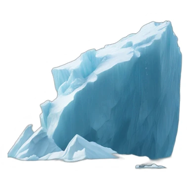 Iceberg got broken by titanic sticker