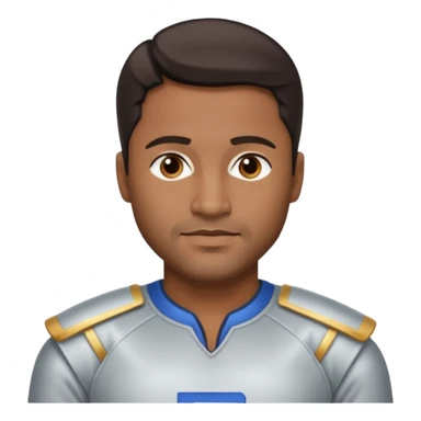 Andre Rison (b.1967) with dark brown hair, silver outfit sticker