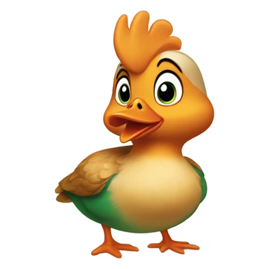 abby mallard chicken little sticker