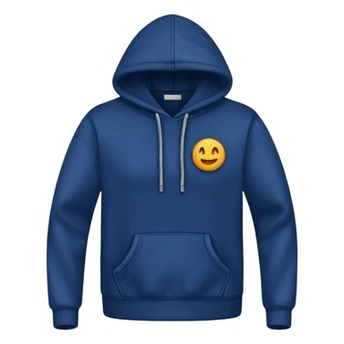 hoddie darkblue without smiley and without people sticker
