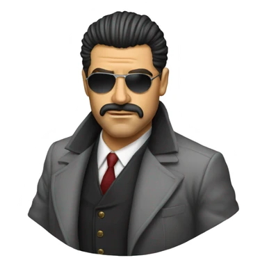 90s italian mafia sticker