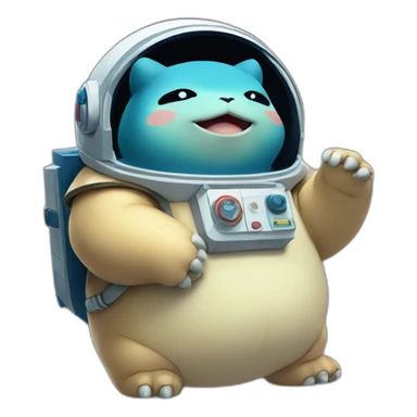 snorlax, Astronaut sticker