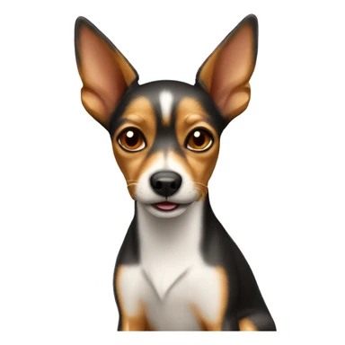 fox toy terrier sticker