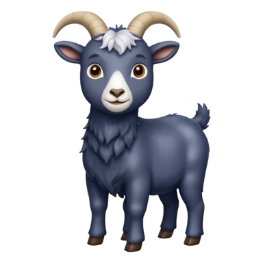 Navy goat emoji sticker