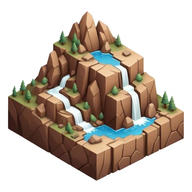 isometric rugged terrain tile sticker