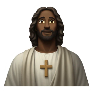 Black Jesus in the sky sticker