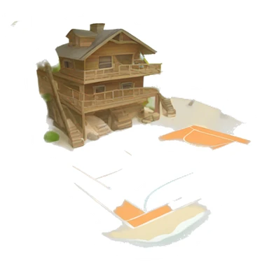 basketball house beach sticker